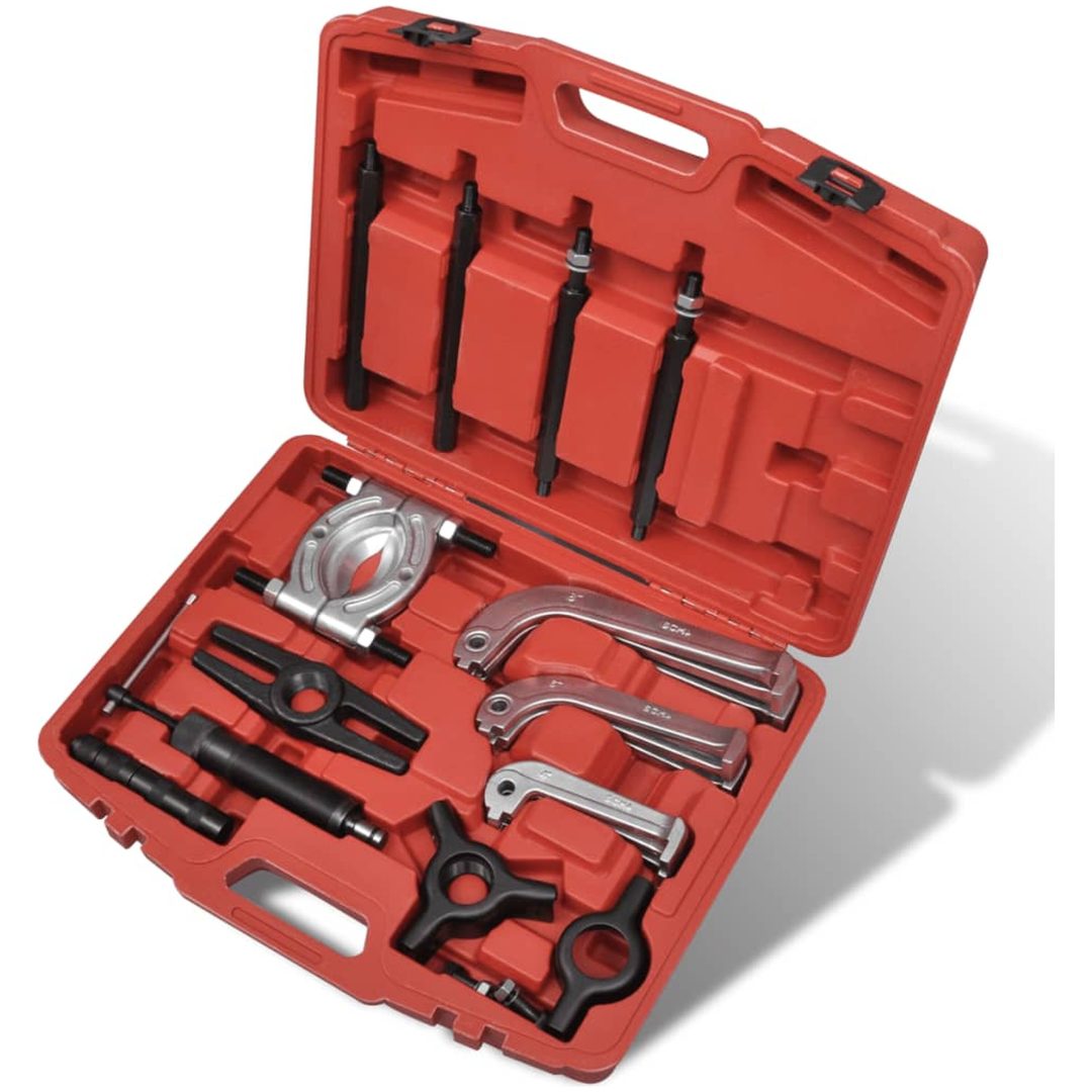 Universell avdragarsats 25 delar hydraulisk vidaXL