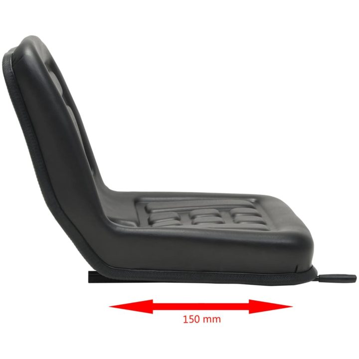Universell traktorsits svart vidaXL – bild 8