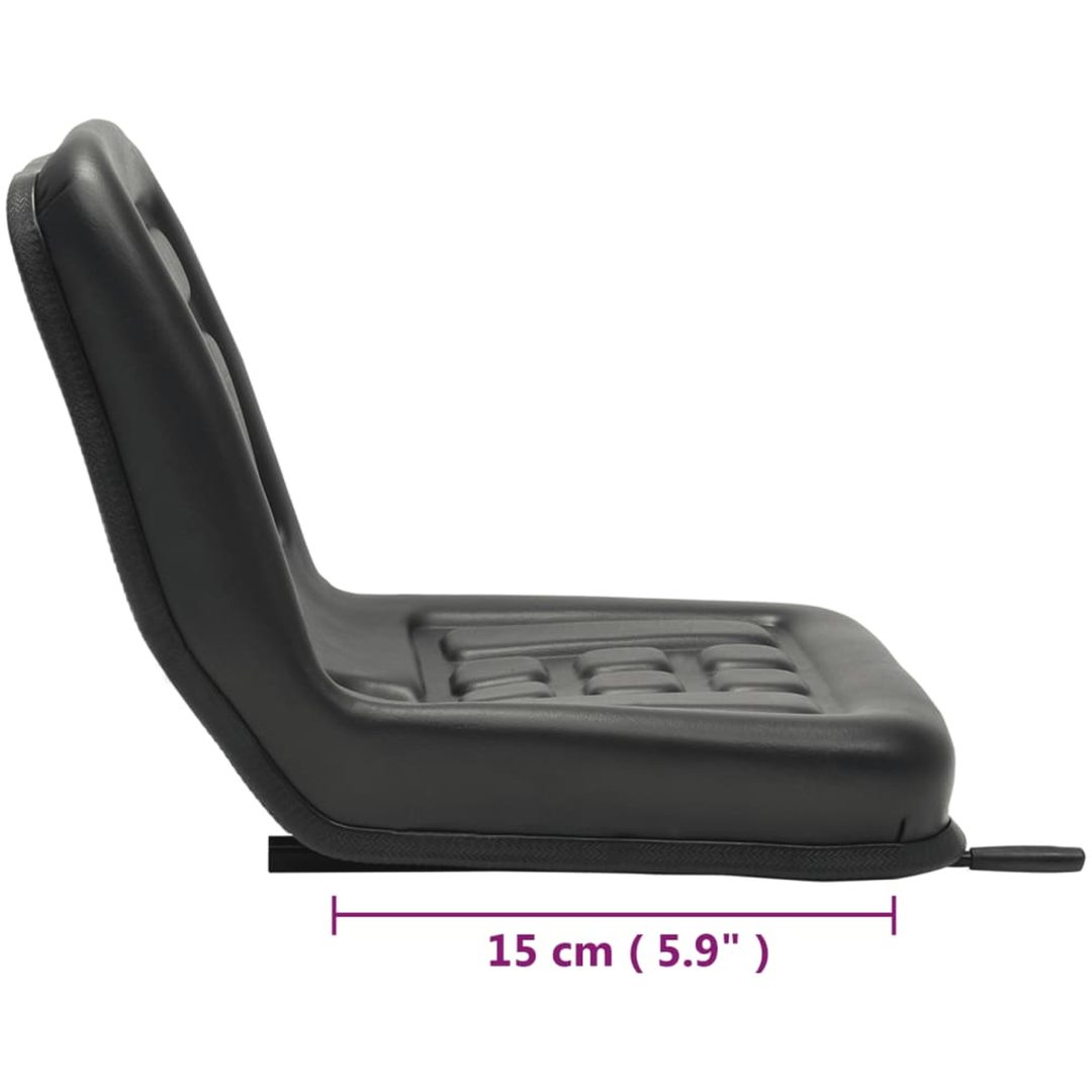 Universell traktorsits svart vidaXL – bild 9