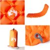 Uppblåsbar campingmadrass 1 person orange 190x58x6 cm vidaXL – miniatyr 5