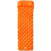 Uppblåsbar campingmadrass med kudde 1 person orange vidaXL – miniatyr 2