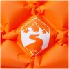 Uppblåsbar campingmadrass med kudde 1 person orange vidaXL – miniatyr 3