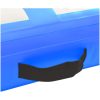 Uppblåsbar gymnastikmatta med pump PVC blå vidaXL 60 x 100 x 20 cm – miniatyr 5