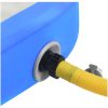 Uppblåsbar gymnastikmatta med pump PVC blå vidaXL 60 x 100 x 20 cm – miniatyr 8
