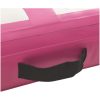Uppblåsbar gymnastikmatta med pump PVC rosa vidaXL 60 x 100 x 10 cm – miniatyr 5