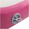 Uppblåsbar gymnastikmatta med pump PVC rosa vidaXL 60 x 100 x 10 cm – miniatyr 7