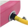 Uppblåsbar gymnastikmatta med pump PVC rosa vidaXL 60 x 100 x 10 cm – miniatyr 8