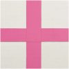 Uppblåsbar gymnastikmatta med pump PVC rosa vidaXL 60 x 100 x 10 cm – miniatyr 9