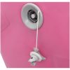 Uppblåsbar gymnastikrulle med pump PVC rosa vidaXL 120 x 90 cm – miniatyr 8