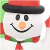 Uppblåsbar juldekoration jultomte & snögubbe LED 223 cm vidaXL – miniatyr 7