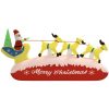 Uppblåsbar juldekoration tomte och ren LED vidaXL 145 cm – miniatyr 3