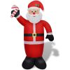 Uppblåsbar jultomte 240 cm vidaXL 240 cm – miniatyr 1