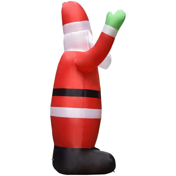Uppblåsbar jultomte med LED IP44 3 m vidaXL 300 cm – bild 4