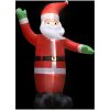 Uppblåsbar jultomte med LED IP44 4,5 m vidaXL 450 cm – miniatyr 3