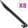Uppblåsbar jultomte med LED IP44 4,5 m vidaXL 450 cm – miniatyr 8