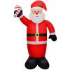 Uppblåsbar jultomte vidaXL 120 cm – miniatyr 2