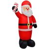 Uppblåsbar jultomte vidaXL 120 cm – miniatyr 1