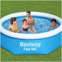 Uppblåsbar pool Fast Set rund 244x66 cm 57265 Bestway