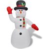 Uppblåsbar snögubbe 240 cm vidaXL 240 cm – miniatyr 1