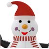 Uppblåsbar snögubbe med LEDs 250 cm vidaXL 250 cm – miniatyr 6