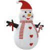 Uppblåsbar snögubbe med LEDs 460 cm vidaXL 460 cm – miniatyr 3