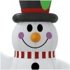 Uppblåsbar snögubbe med LEDs vidaXL 120 cm – miniatyr 6