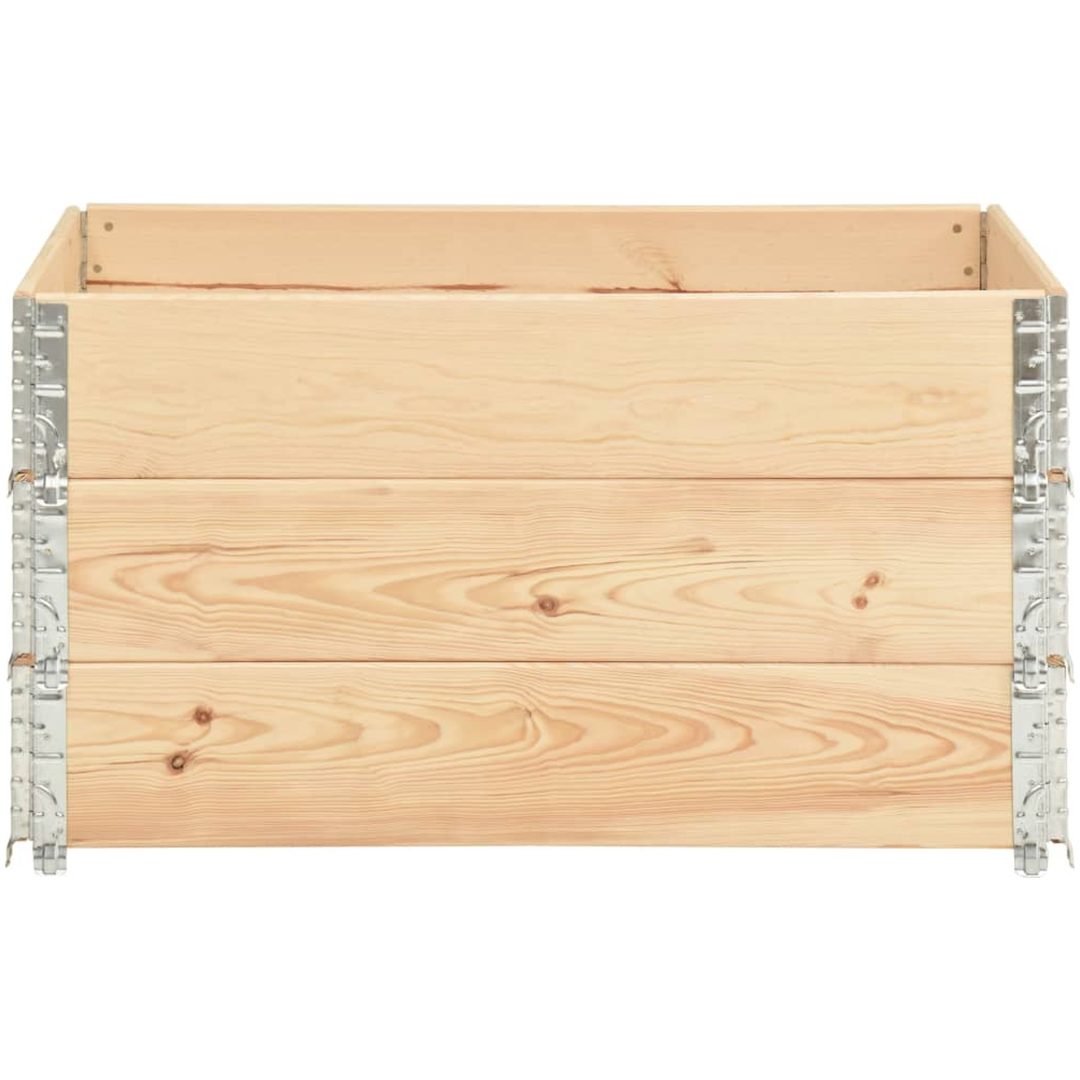 Upphöjd odlingsbädd 3 st massiv furu vidaXL 50 x 100 cm – bild 3