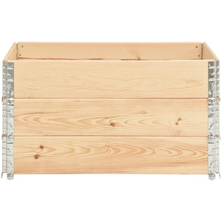 Upphöjd odlingsbädd 3 st massiv furu vidaXL 50 x 100 cm – bild 3