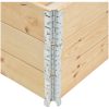 Upphöjd odlingsbädd 3 st massiv furu vidaXL 50 x 100 cm – miniatyr 5