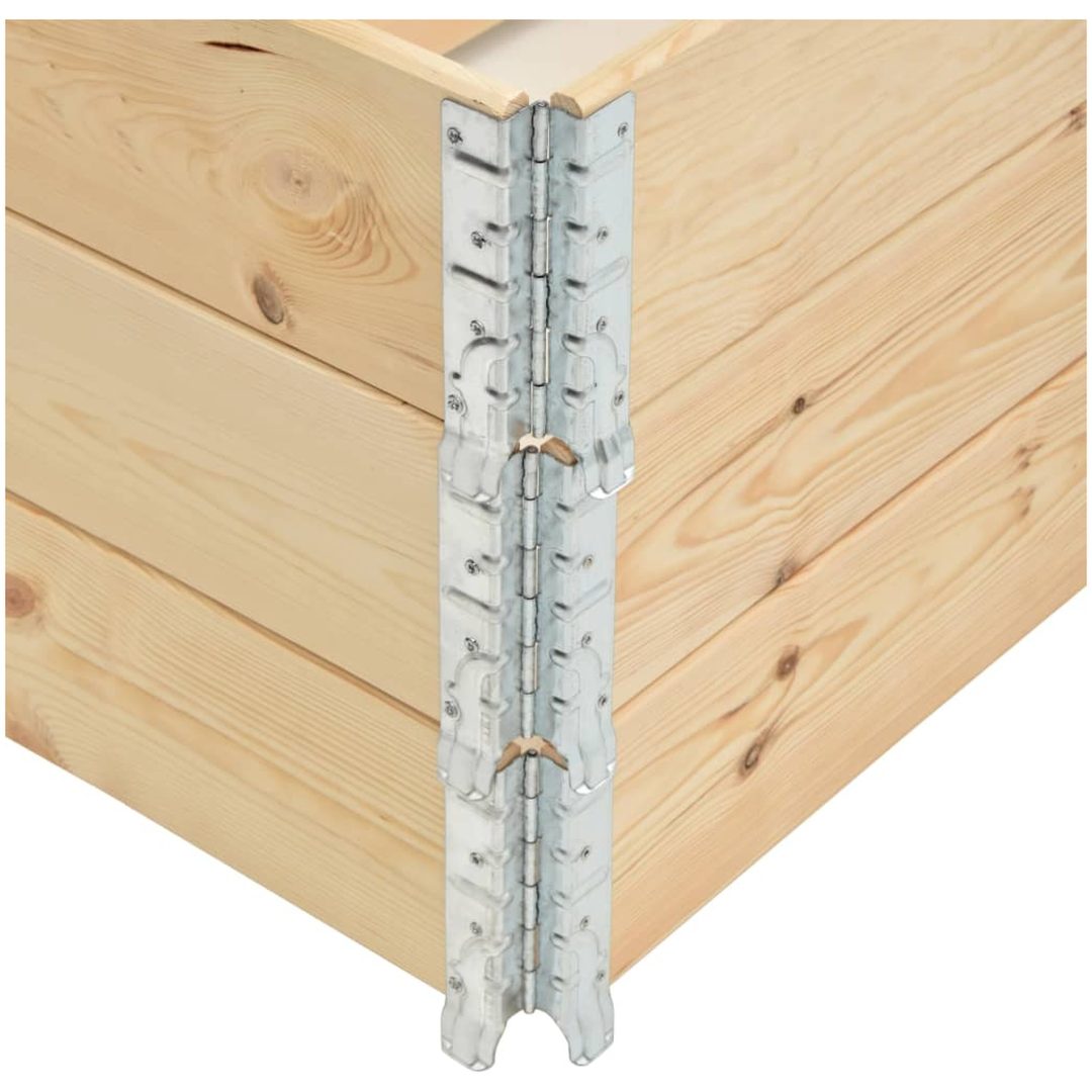 Upphöjd odlingsbädd 3 st massiv furu vidaXL 50 x 100 cm – bild 5