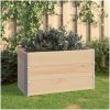 Upphöjd odlingsbädd 3 st massiv furu vidaXL 50 x 100 cm – miniatyr 1