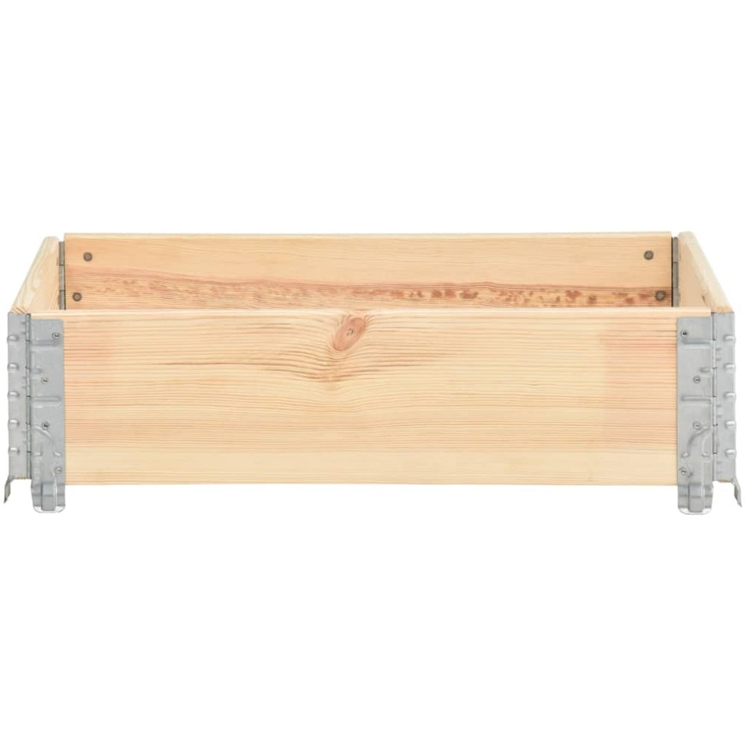 Upphöjd odlingsbädd massiv furu vidaXL 60 x 80 cm – bild 3