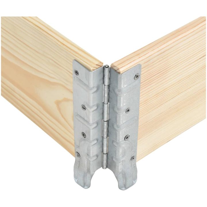 Upphöjd odlingsbädd massiv furu vidaXL 60 x 80 cm – bild 5