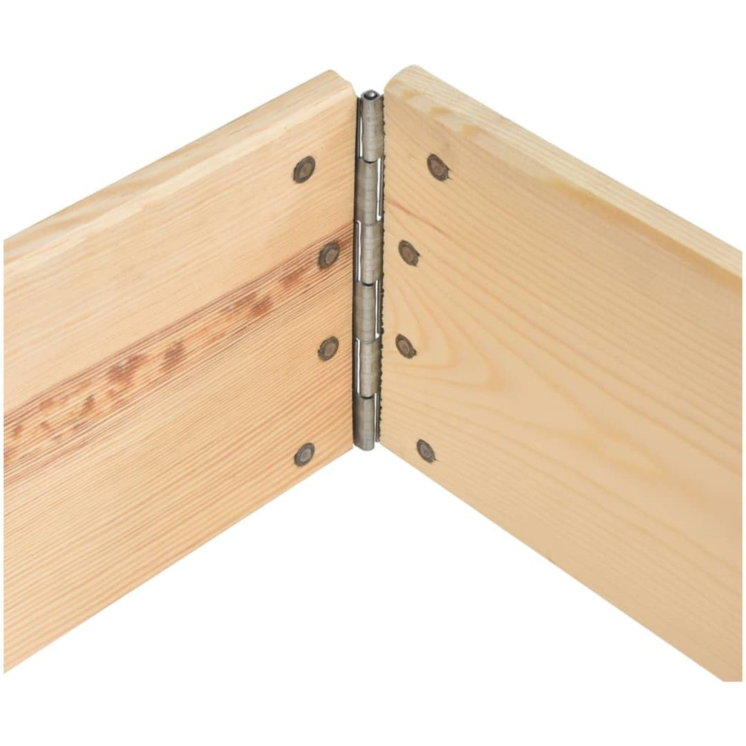 Upphöjd odlingsbädd massiv furu vidaXL 60 x 80 cm – bild 6