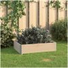 Upphöjd odlingsbädd massiv furu vidaXL 60 x 80 cm – miniatyr 1