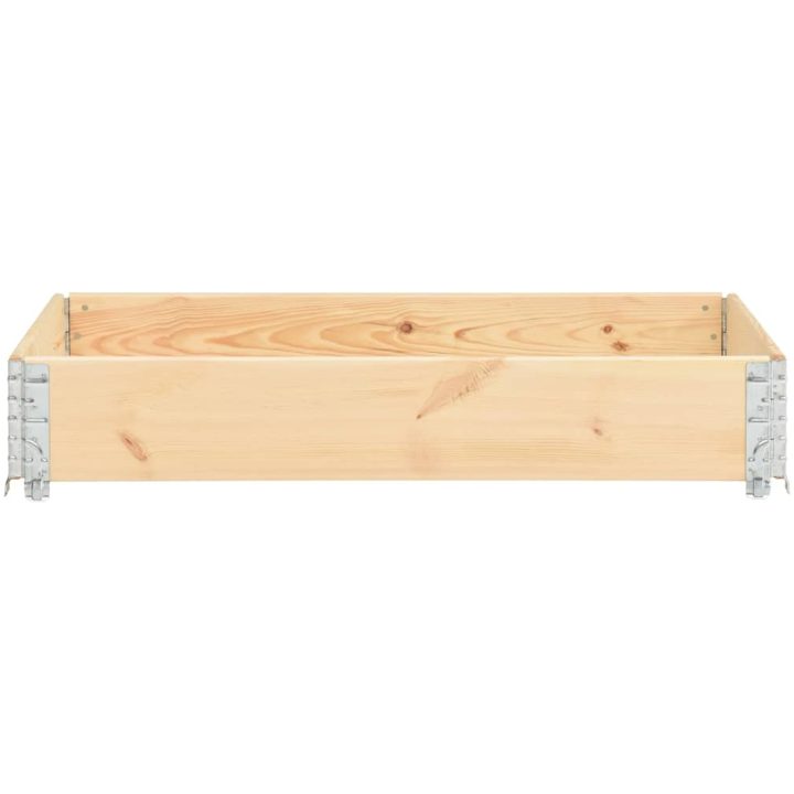 Upphöjd odlingsbädd massiv furu vidaXL 80 x 120 cm – bild 3