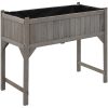 Upphöjd odlingsbädd med växthus 110x54x120 cm massivt granträ vidaXL – miniatyr 6