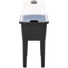 Upphöjd odlingslåda 77x38,7x82 cm PP vidaXL – miniatyr 3
