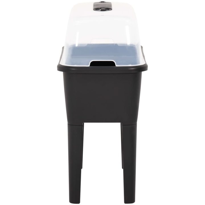 Upphöjd odlingslåda 77x38,7x82 cm PP vidaXL – bild 3