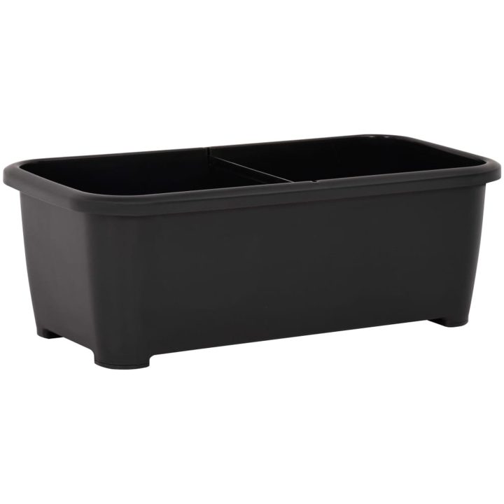 Upphöjd odlingslåda 77x38,7x82 cm PP vidaXL – bild 5