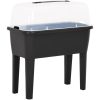 Upphöjd odlingslåda 77x38,7x82 cm PP vidaXL – miniatyr 1