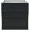 Upphöjd odlingslåda antracit galvaniserat stål vidaXL 160 x 80 x 77 cm – miniatyr 5