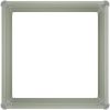 Upphöjd odlingslåda brun 100x100x77 cm galvaniserat stål vidaXL – miniatyr 9