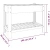 Upphöjd odlingslåda grå WPC vidaXL 100 x 50 x 75 cm – miniatyr 7