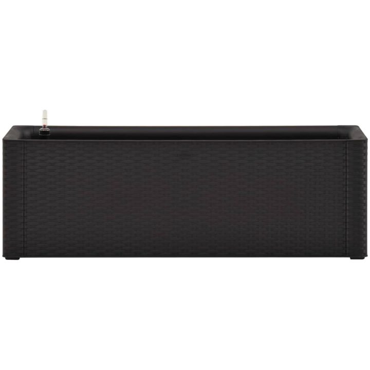 Upphöjd odlingslåda med självbevattning antracit vidaXL 100 x 43 x 33 cm – bild 3
