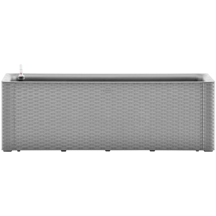 Upphöjd odlingslåda med självbevattning grå vidaXL 100 x 43 x 33 cm – bild 3