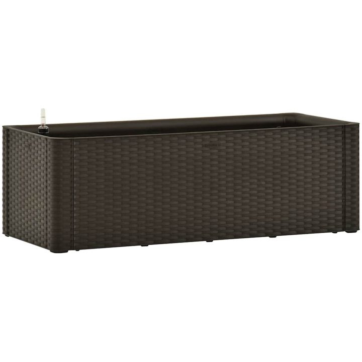 Upphöjd odlingslåda med självbevattning mocka vidaXL 100 x 43 x33 cm – bild 2