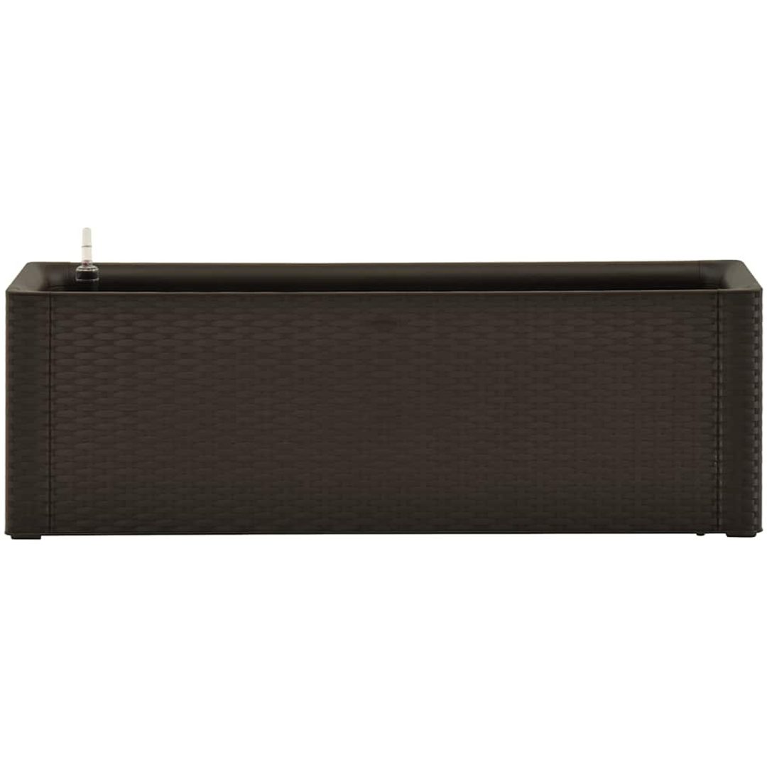 Upphöjd odlingslåda med självbevattning mocka vidaXL 100 x 43 x33 cm – bild 3