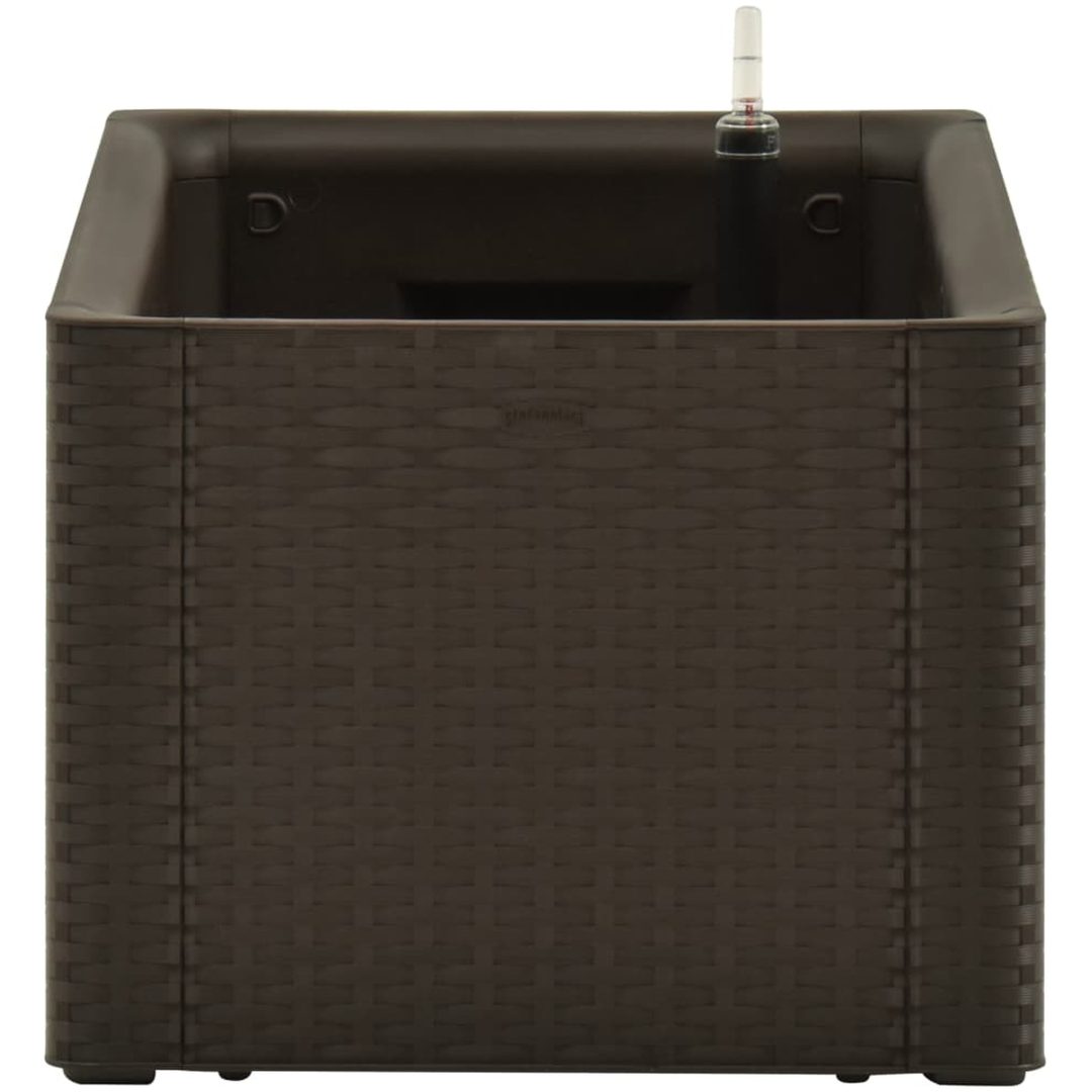 Upphöjd odlingslåda med självbevattning mocka vidaXL 100 x 43 x33 cm – bild 4