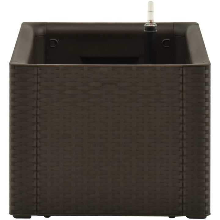 Upphöjd odlingslåda med självbevattning mocka vidaXL 100 x 43 x33 cm – bild 4